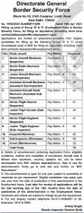 BSF Recruitment 2021